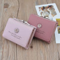 Kawaii Cute Rose Flower Ladies Wallet Women Card Holder Coin Purse Fashion Lady Clutch Bag for Girls Female.