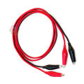 Crocodile Clips Electrical Insulated Wire Multimeter Test Leads Set Alligator Clip Clamps Double Ended Voltage Tester Cable. 