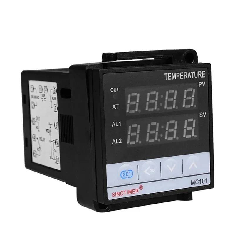 10X MC101 Digital Display PID Temperature Controller Celsius/Fahrenheit ...