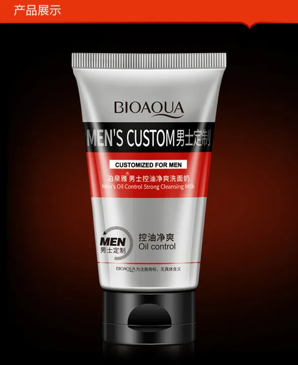 BIOAQUA%20Deep%20Cleasing%20Men%20Oil%20Control%20Strong%20Milk%20Face%20Cleanser-%20100g%20-%20Image%202