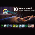GC USB Night Light With Clock Alarm Function 15W Wireless Fast Charging Touch Control Colorful Volcano Crack Atmosphere Light Work With Alexa.