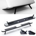 Foldable Laptop Stand Base for MacBook Lenovo Laptop Stands Universal Notebook Plastic Bracket Adhesive Desktop Cooling Holder. 