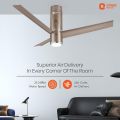 Orient Aeroslim BLDC Motor 48" Smart Inverter Ceiling Fan with IOT, Remote & Under Light (Brown).