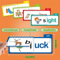 30 Read and Rhyme Educational Flip Books for Learning Word Families and Flash Cards. 