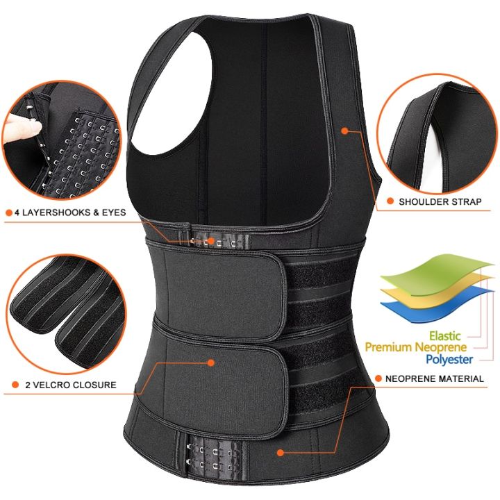 Women%20Body%20Shaper%20Sweat%20Waist%20Trainer%20Vest%20for%20Women%20UnderCorset%20Cincher%20Tummy%20Control%20Sport%20Girdle%20with%20Adjustable%20Belt%20-%20Image%207