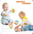 Silicone head Crab Baby Hand Teether With jhunjhuni CN -1pcs. 