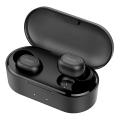 QCY T2C TWS BT5.0 Wireless Earphones with Dual Mircophone 3D Stereo Bluetooth Headphones For All Phones - Black.