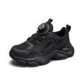 Children Casual Shoes Boys Sneakers Solid White Black Shoes Mesh Breathable Kids Running Sports Tenis for Girls Chunky Sneakers.