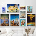 Surrealism Famous Artwork By Salvador Dali Canvas Painting Posters And Print Wall Art Pictures for Living Room Home Decoration. 