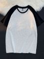 American Retro 240g Heavy Cotton Short-Sleeved Raglan T T-shirt Men Summer Fashion Brand Drop Shoulder Loose Women's Wear T-shirt Women.