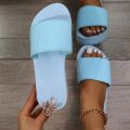 JMPRS Knitted Wedges Slippers for Women 2024 Summer Chunky Platform Wedge Heels Sandals Woman Light Thick Sole Beach Shoes Mujer. 