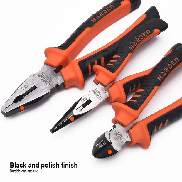 Harden%203Pcs%20Pliers%20Set%20(%208"%20combination%20pliers,%206"%20long%20nose%20pliers,%206"%20diagonal%20pliers%20)%20Set%20tool%20set%20560233%20-%20Image%203