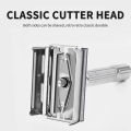 Salon Men's Shaver Set Adjustable Safety Razor Hairdresser Manual Shaver Stainless Steel Shavette Pro Barbershop Styling Tools.