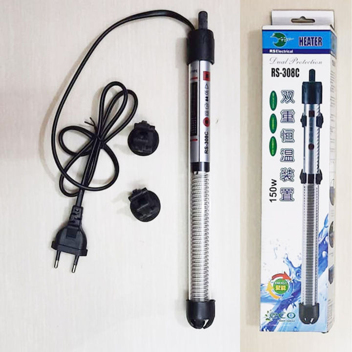 RS Electrical Aquarium Heater 25 Watt Auto Adjust Thermostat Submersible/Underwater Aquarium Heater