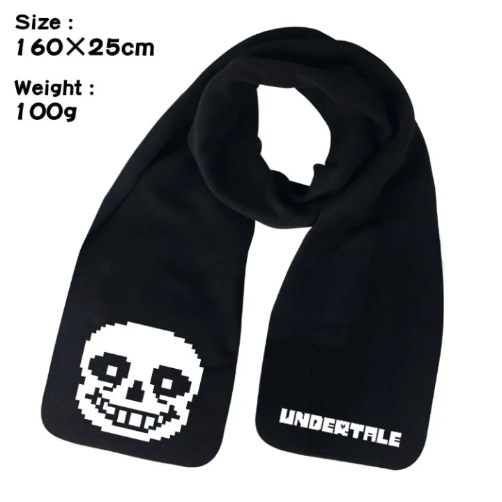 Undertale Sans Papyrus Scarf Men Warm Long Scarf Wrap Shawl Student Winter Warm Scarves Cosplay Costume