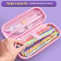 3D three-dimensional mermaid pencil case EVA plastic cartoon cute stationery box student school supplies storage box kids gifts.