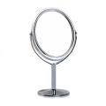 Magnification Circular Makeup Mirror Dual 2 Sided Round Shape Rotating Cosmetic Mirror Stand Magnifier Mirror Standing. 
