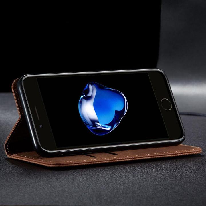 For%20iPhone%206%20Plus/6s%20Plus/7%20Plus/8%20Plus%20Retro%20Denim%20Leather%20Flip%20Wallet%20Stand%20Case%20Cover%20Retro%20Denim%20Leather%20Flip%20Wallet%20Stand%20Case%20Cover%20-%20Image%203