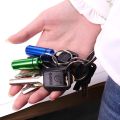Waterproof Capsule Case Medicine Box Key Chain Ring Pillcase.