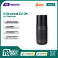 Blisbond CA04 Dual-Effect Car Air Purifier with True H13 HEPA Filter, Negative Ion Technology, 3-Speed Fan and Cup Holder Design.