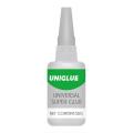 Uniglue Super Glue Strong Plastic Glue for Resin Ceramic Metal Glass. 