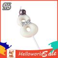 HelloWorld Number Candle 10 Digits Optional Birthday Cake 0-9 Numeral Candles.