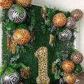 1Pcs 32 Inch Cheetah Leopard Print Digital Aluminum Film Balloon 1-9digital Balloon Kids Jungle Safari Birthday Party Decoration.