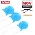 2Pcs- MOV 10D471K Metal Oxide Varistor (ZOV-10D471K) Disk Size 10mm. 