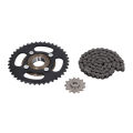 41T Rear Sprocket, Steel 420 Chain Sprocket Kit Anti Deformation Stable Power Transmission Perfect Fitting for Replacement for ATV. 