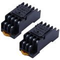 PYF14A DIN Rail Power Relay Socket Base 14 Pin for MY4NJ HH54P MY4. 