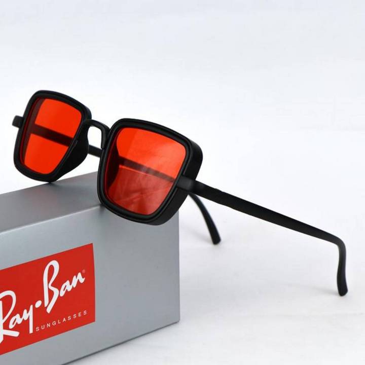 Black kabir singh sunglasses For Men ( Red)
