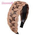 Ameesi Hair Band High Toughness Delicate Lace Embroidery Women Hairband.