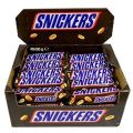 Snickers Chocolate Bar - Box of 24 (50g each). 