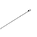 10Pcs 17.7" Stainless Steel Locking Cable Ties For Exhaust Pipe Header Wrap Tape Silver. 