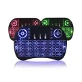 I8-B Wireless Backlit Mini Keyboard With Touchpad Mouse - Versatile Wireless Keyboard Combo For Various Devices. 