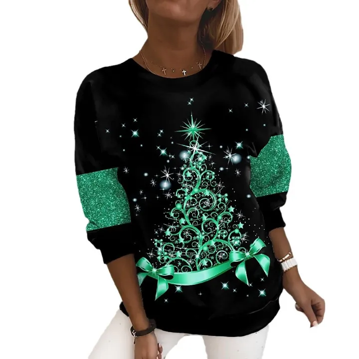 Fashion%20Europe%20and%20the%20United%20States%20Independent%20Station%20Christmas%20Sweatshirt%20Women's%203D%20Digital%20Printing%20European%20and%20American%20Foreign%20Trade%20Women's%20Clothing%20Factory%20Direct%20Sales%20-%20Image%205