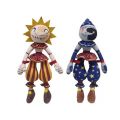 Kawaii Plushie Sundrop FNAF Plush Toys Soft Stuffed Clown Moon Sun Cartoon Horror Game Dolls For Kid Home Decor Birthday Gift.