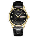 New dual fashion ultra-thin comfortable belt calendar luminous men's gifts business and leisure trend quartz watch.