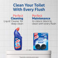 Harpic Flushmatic in-Cistern Toilet Cleaner Twin Pack (50gm X 2pcs), Automatic Cleaning with Every Flush. 