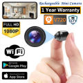 Mini Camera X5 Full HD WiFi 1080P 4K Wireless Support CCTV | Night Vision 140 Degree Wide Angle Lens Motion Detection Audio Video Recording Mobile App Remote Monitoring Professional Indoor Outdoor Gadget Black Color Recommended For Home Office Use. 