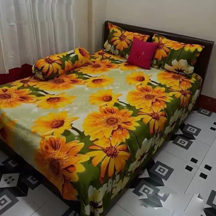 Double%20King%20Size%20Cotton%20Bed%20Sheet%20with%20Matching%202%20Pillow%20Covers%20-%20Multicolor%20-%20Image%202