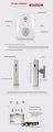 MP3 Downloadable Wireless Motion Sensor Activated Player Infrared Doorbell Shop Store Welcome Voice Reminder with USB Cable. 