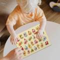 Wooden Arabic Hand Eye Coordination Matching Toy Montessori Toys for Home Boys Girls.