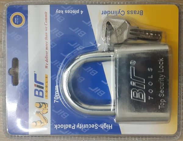 Bir%20High%20Security%2070mm%20Pad%20Lock%20with%20brass%20cylinder/Bir%20Pad%20lock/%20Heavy%20Duty%20Pad%20lock%20-%20Image%202