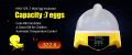 YZ9-7 Mini 7 Egg Incubator Poultry Incubator Brooder Digital Temperature Hatchery Egg Incubator Hatcher Chicken Duck Bird Pigeon equivalent W1209 XM-18 XH-M452 XY-TR01.