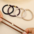 Simple High Elasticity Headband Holster Hair Band Sense Leather Band Curry Rubber Band Durable. 