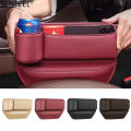 Multifunction Leather Car Seat Gap Organizer Console Crevice Filler Side Storage Box with Cup Holder Car Interior Storage Pocket. 