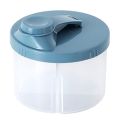 Milk Powder Box Rotating Baby Milk Powder Storage Container Portable Formula Powder Dispenser Four-Compartment Snack Food Container For Outdoor Travel. 