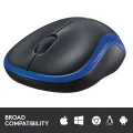 Logitech M185 Wireless Mouse, 2.4GHz with USB Mini Receiver, 12-Month Battery Life, 1000 DPI Optical Tracking, Ambidextrous PC / Mac / Laptop. 
