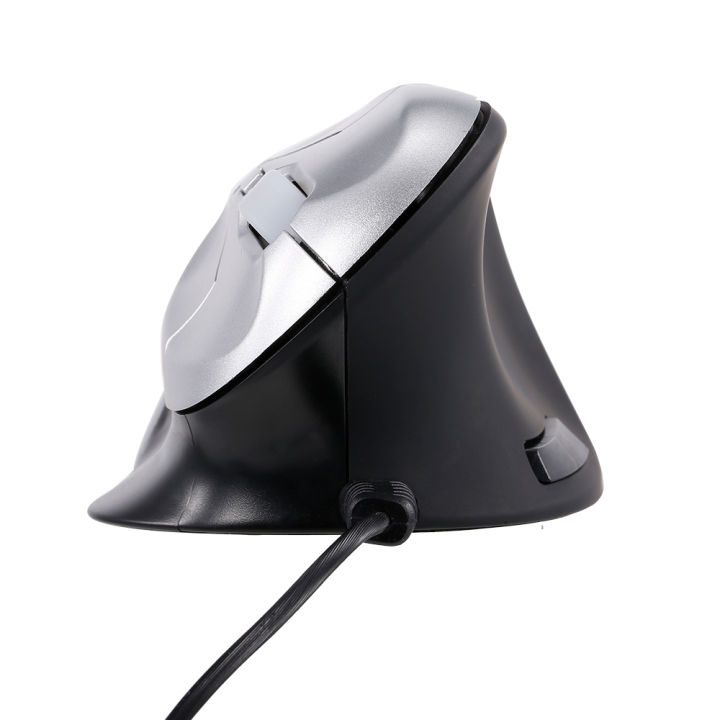 HXSJ%206D%20%20Optical%20Mouse%20Vertical%20Mouse%202.4Ghz%20Gaming%20Mouse%206%20Keys%20Ergonomic%20Design%20Mouse%20For%20Pc%20Lapt-op%20Black+S-ilver%20-%20Image%202